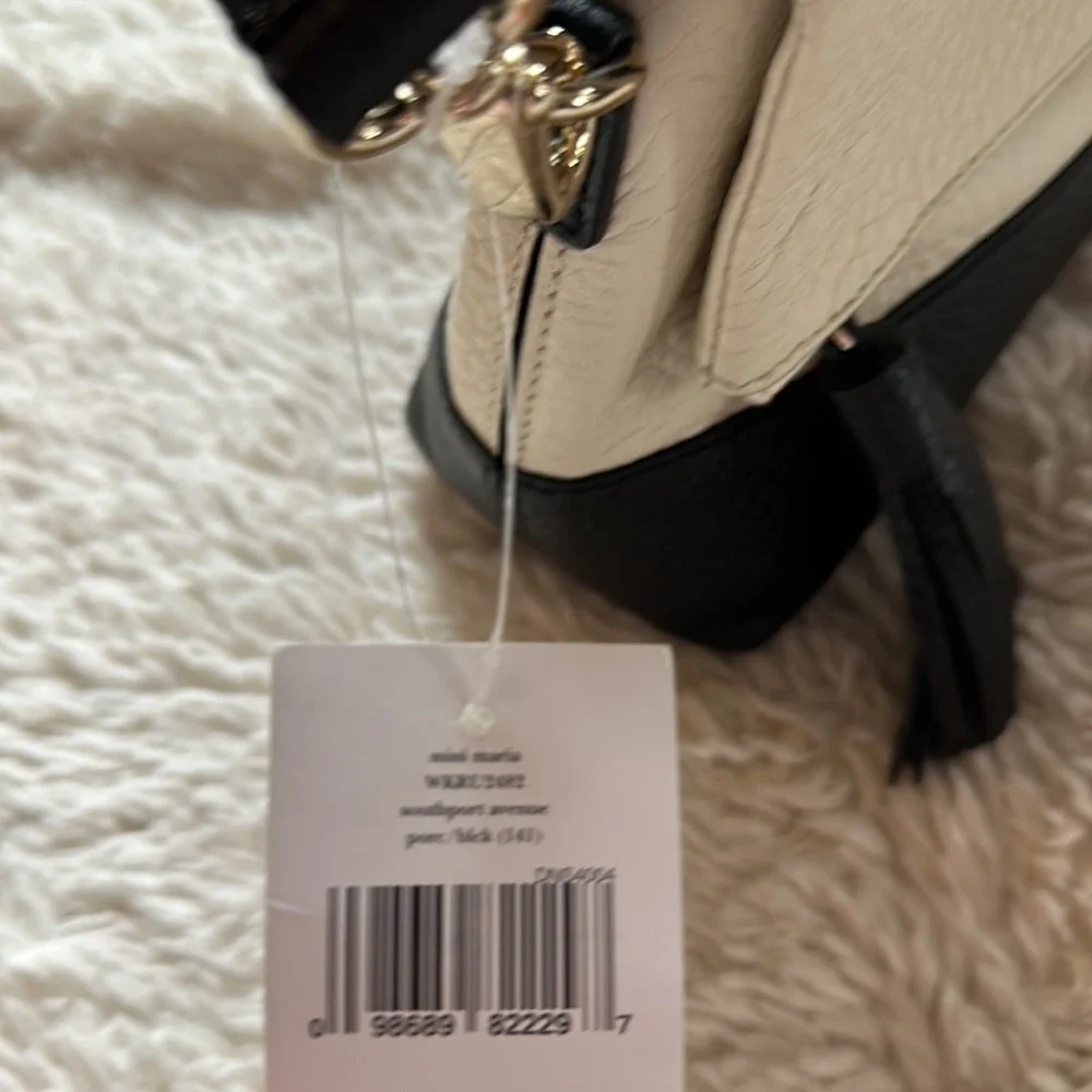 - NWT Kate Spade ♠️ Mini Maria southport avenue Satchel Porc/black 141